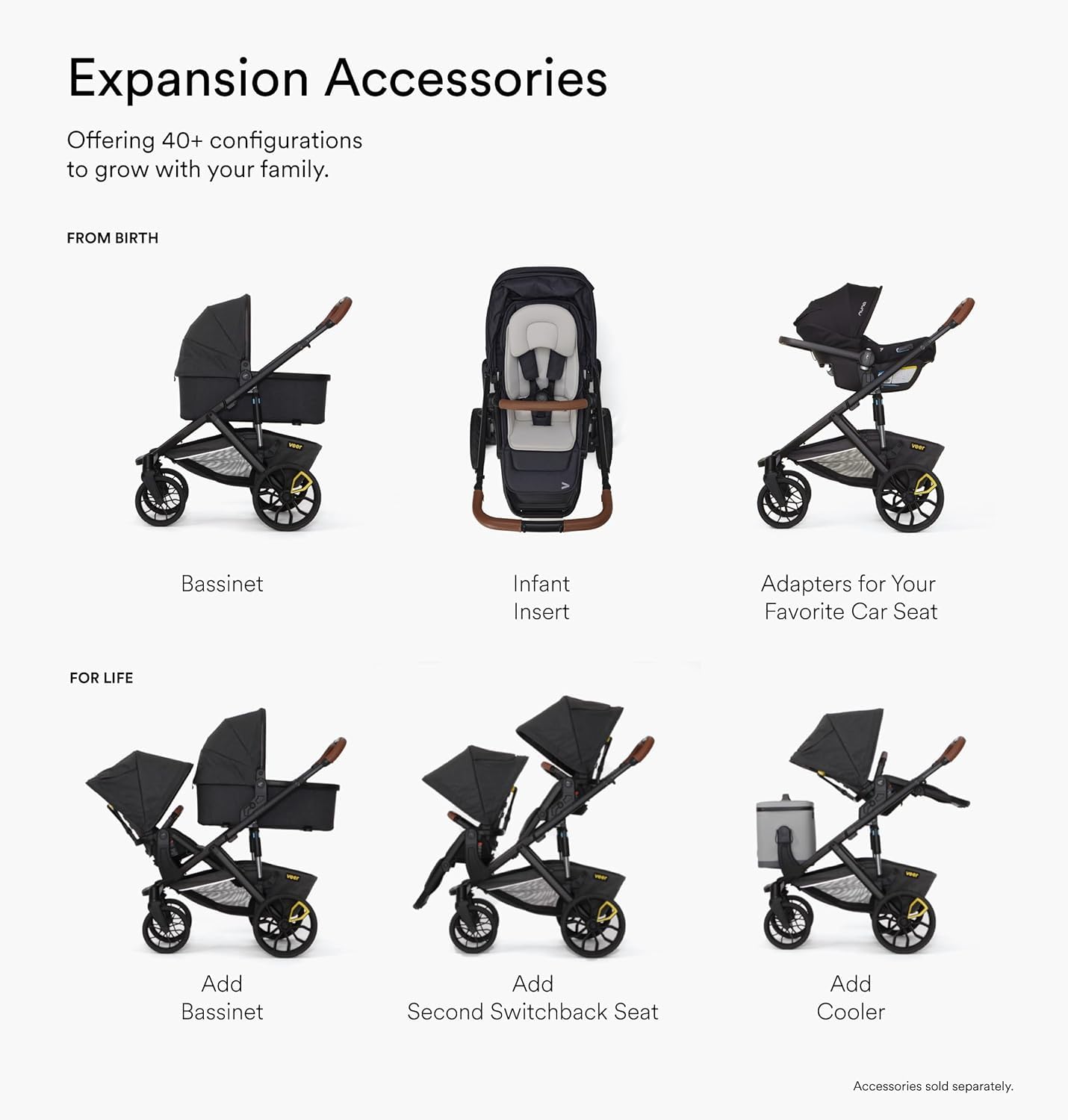 Switch&Roll All-Terrain Convertible Infant to Toddler Stroller Reversible Seat One-Hand Fold Adjustable Suspension & Never-Flat XL Tires Zevon