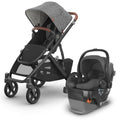 Vista V3 Stroller & Mesa V2 Infant Car Seat Travel System Combo Greyson Charcoal Mélange Zevon