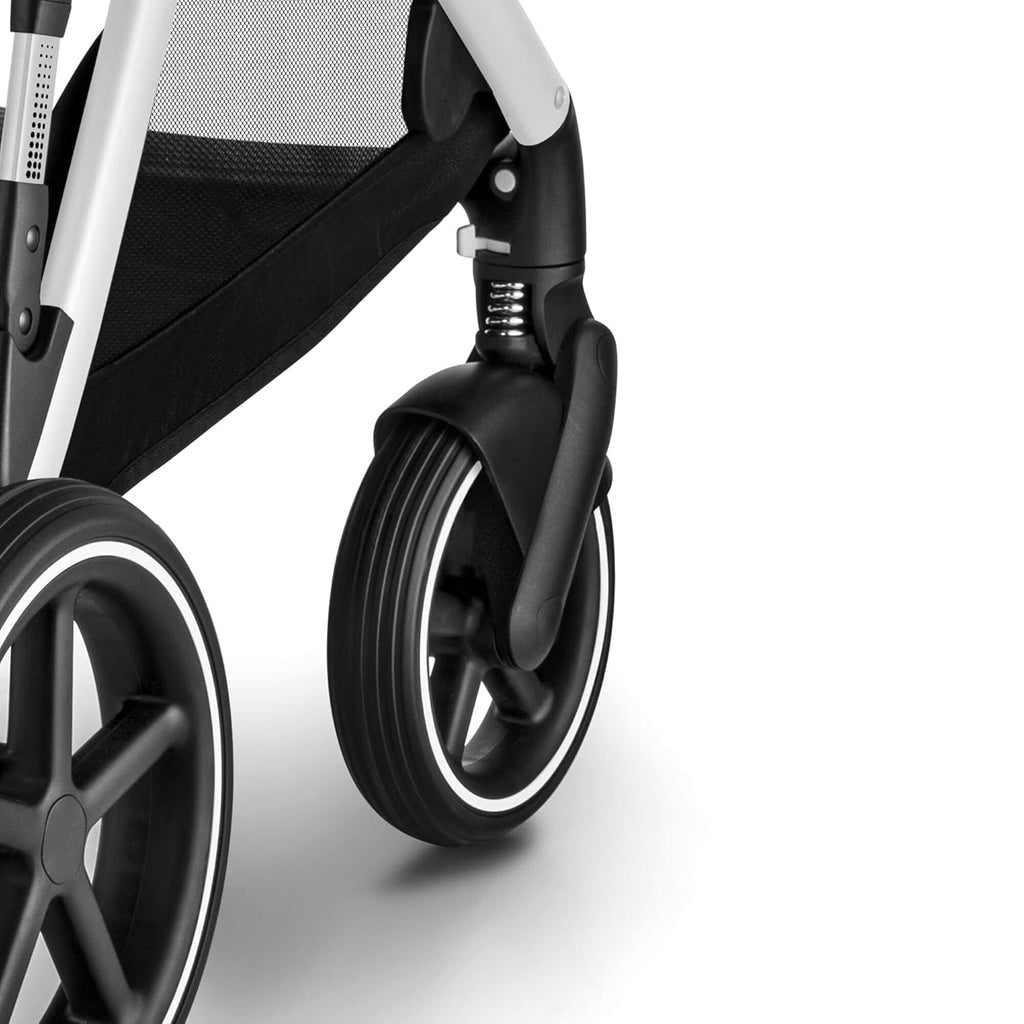 Switch&Roll All-Terrain Convertible Infant to Toddler Stroller Reversible Seat One-Hand Fold Adjustable Suspension & Never-Flat XL Tires Zevon