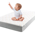 Biobased Dual-Sided Crib and Toddler Mattress CertiPUR-US with Removable Waterproof Machine-Washable Cover 52"x27.5"x5" Zevon
