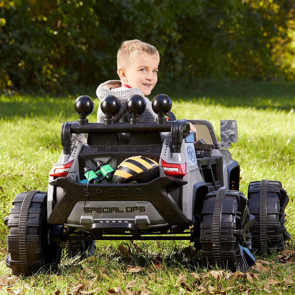 Best Choice Products 12V Kids Battery-Powered Ride-On Car Special Ops with Lights Sounds & MP3 Player Zevon
